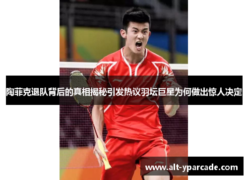 陶菲克退队背后的真相揭秘引发热议羽坛巨星为何做出惊人决定